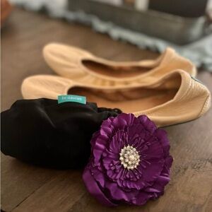 Tieks biscotti patent leather sz 7